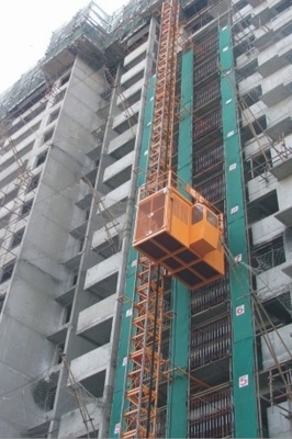 Elevador material del alzamiento de la construcción de la elevación con Schneider, piezas eléctricas de LG