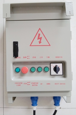 Piezas suspendidas de la plataforma, caja de control eléctrica para la plataforma suspendida