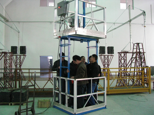 600 kg calificadas plataforma de instalación de ascensores suspendido de capacidad